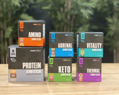 Switch Nutrition Packaging Range